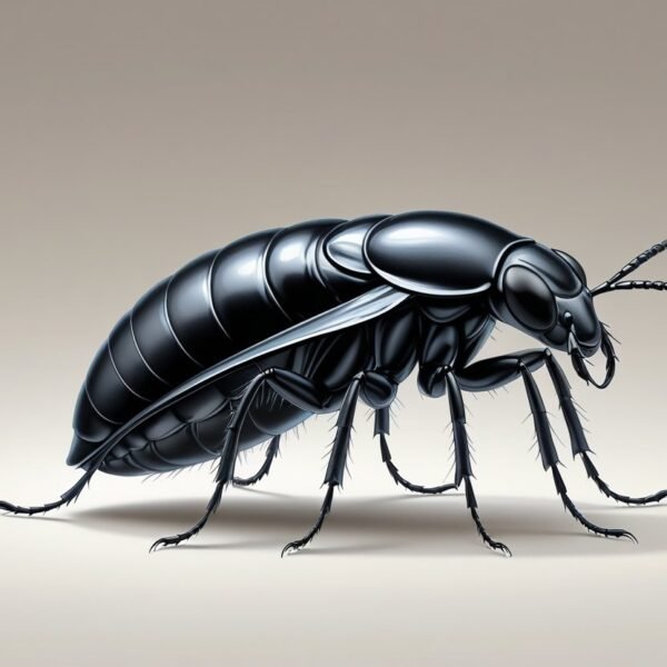 Bichinho preto que parece pulga